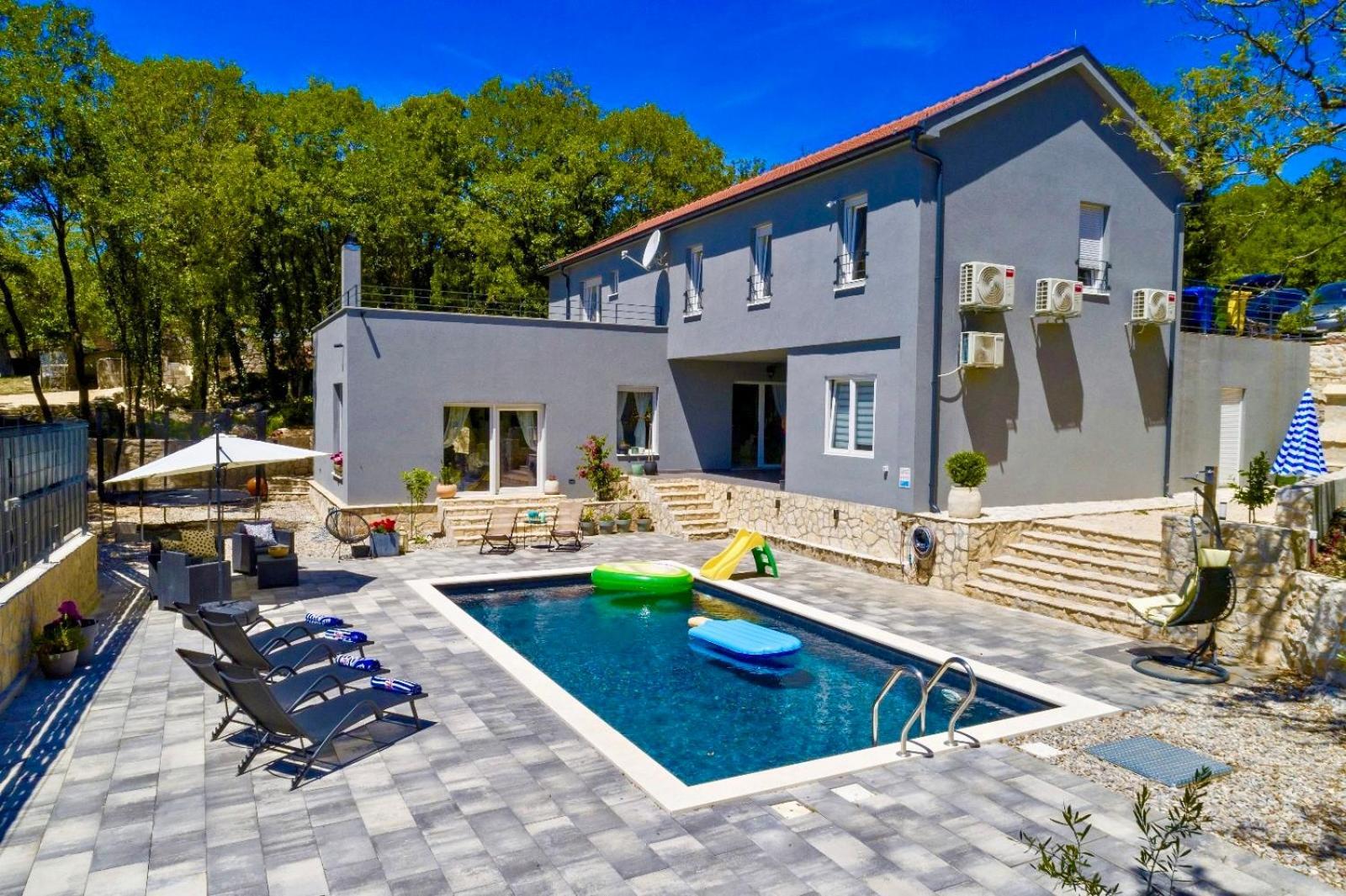 Luxury Villa Andrea Vrzika In Forest Near The Sea Zagvozd 外观 照片