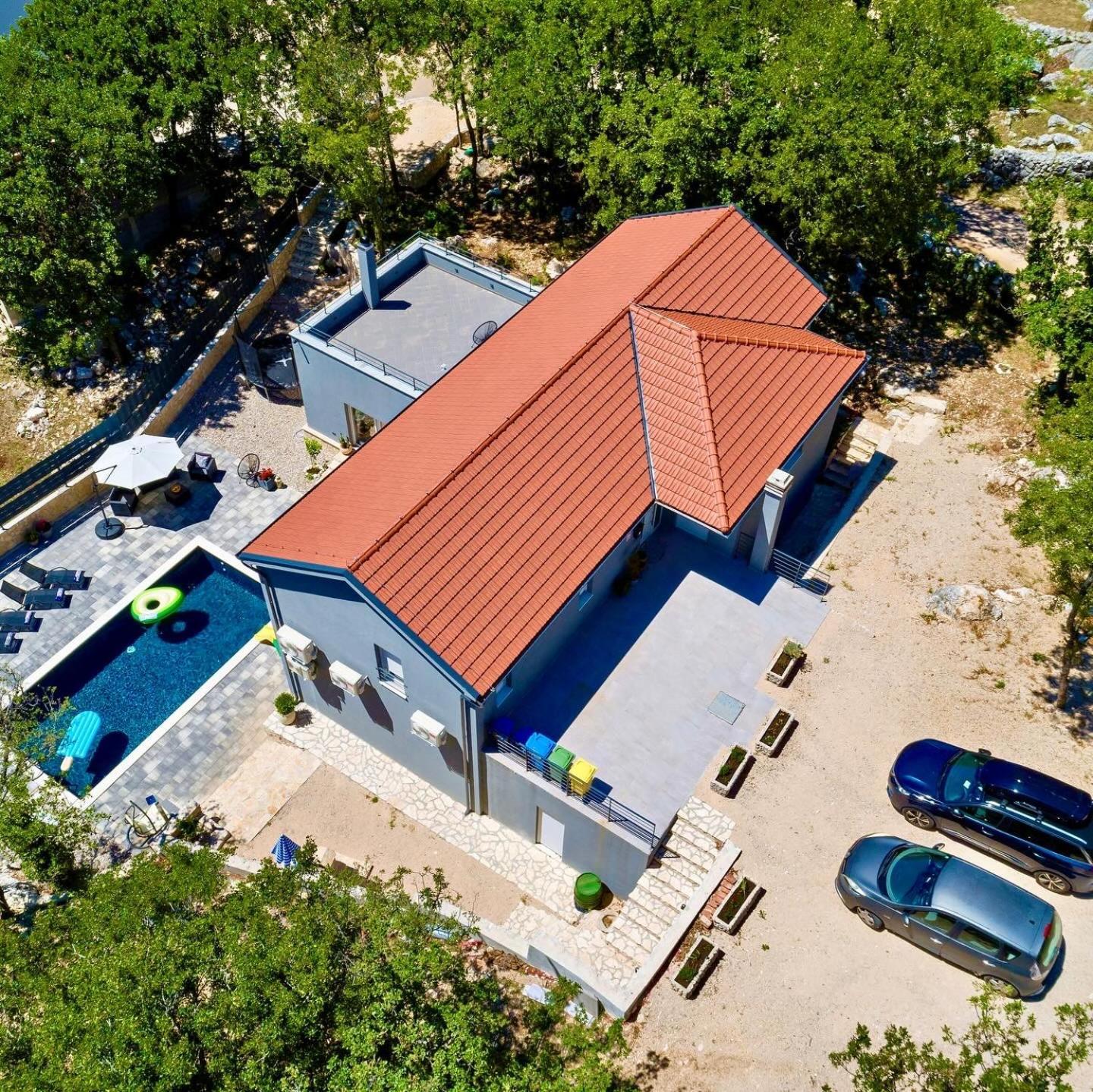Luxury Villa Andrea Vrzika In Forest Near The Sea Zagvozd 外观 照片