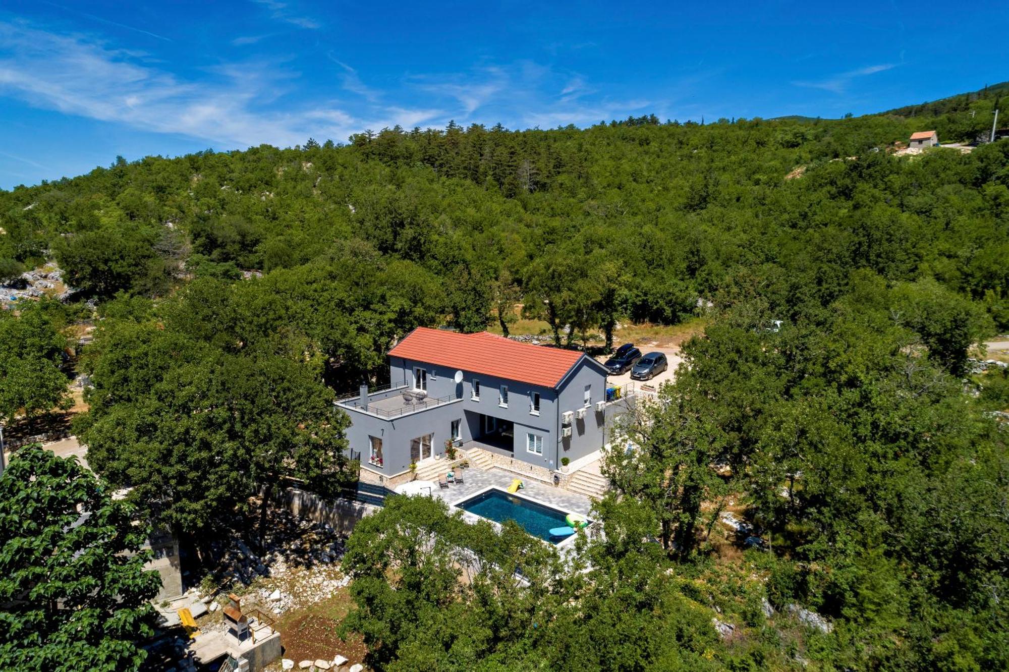 Luxury Villa Andrea Vrzika In Forest Near The Sea Zagvozd 外观 照片