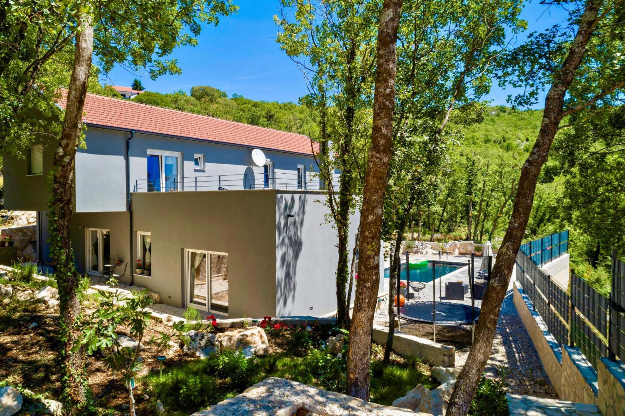 Luxury Villa Andrea Vrzika In Forest Near The Sea Zagvozd 外观 照片